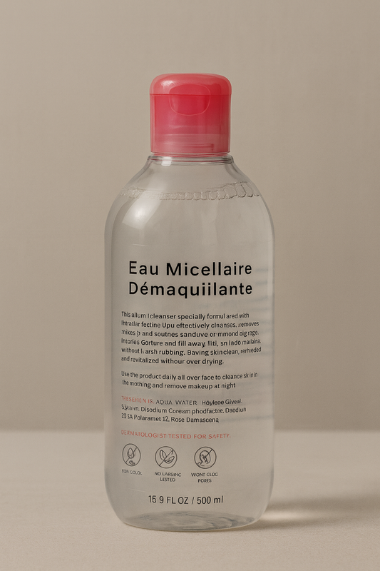 Eau Micellaire Démaquillante Elyterra tout en 1 - 500ml