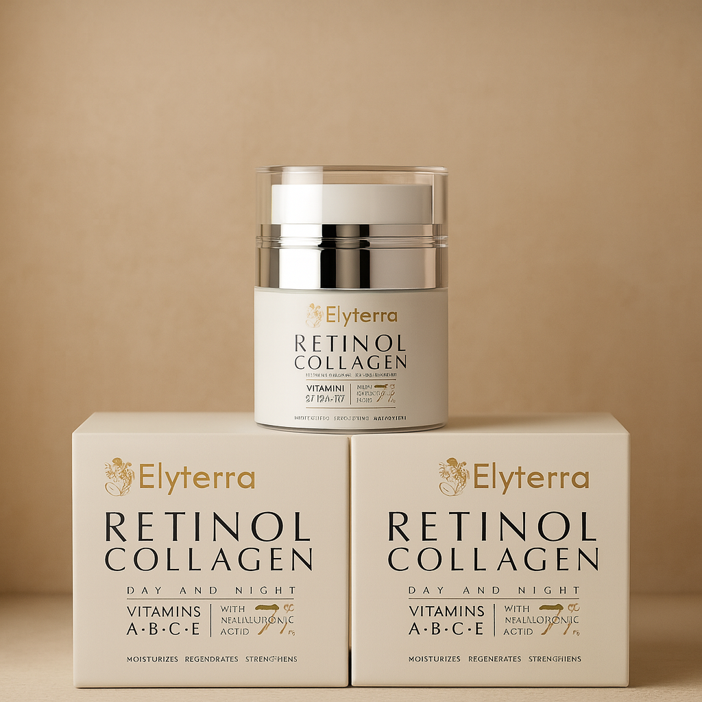 Crème Visage Retinol Collagen - Anti-Age, Hydratante et Raffermissante 50ml